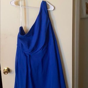 Royal blue(Horizon) one shoulder bridesmaid dress
